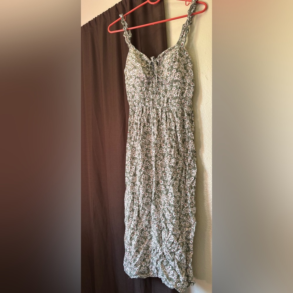 Floral Print Sleeveless Dress